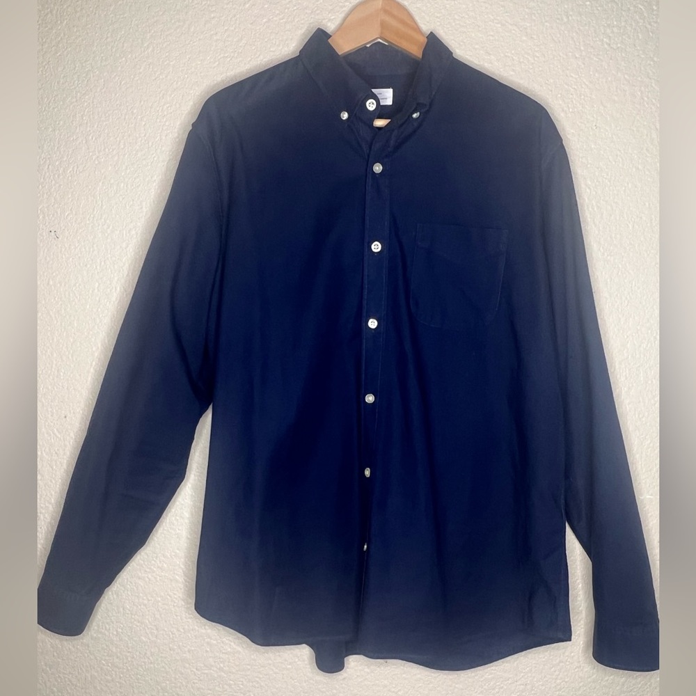 GAP MEN’S BUTTON DOWN STANDARD FIT STRETCH SHIRT SZ L